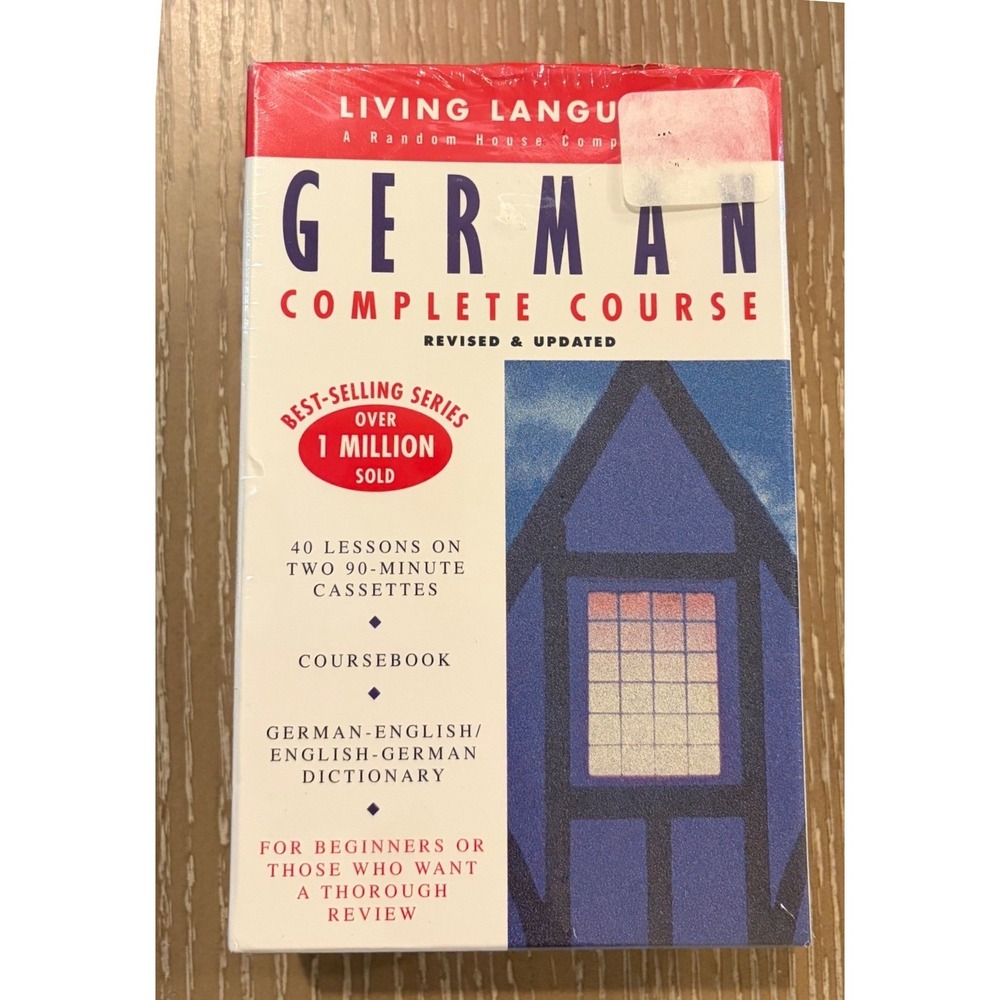 Living Language German Complete Course Revised and Updated Sealed Audio Book